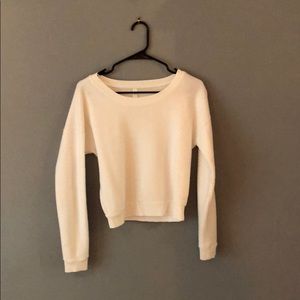 Super cozy white sweater